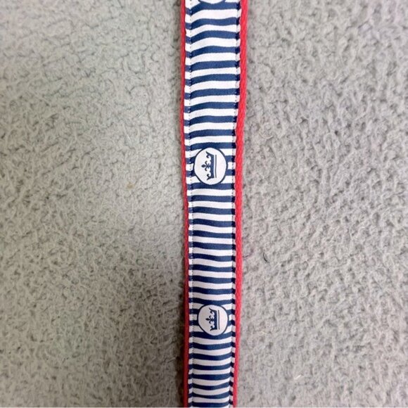 Peter Millar Mens Pink and Brown Canvas Belt Size 38 - Picture 8 of 11